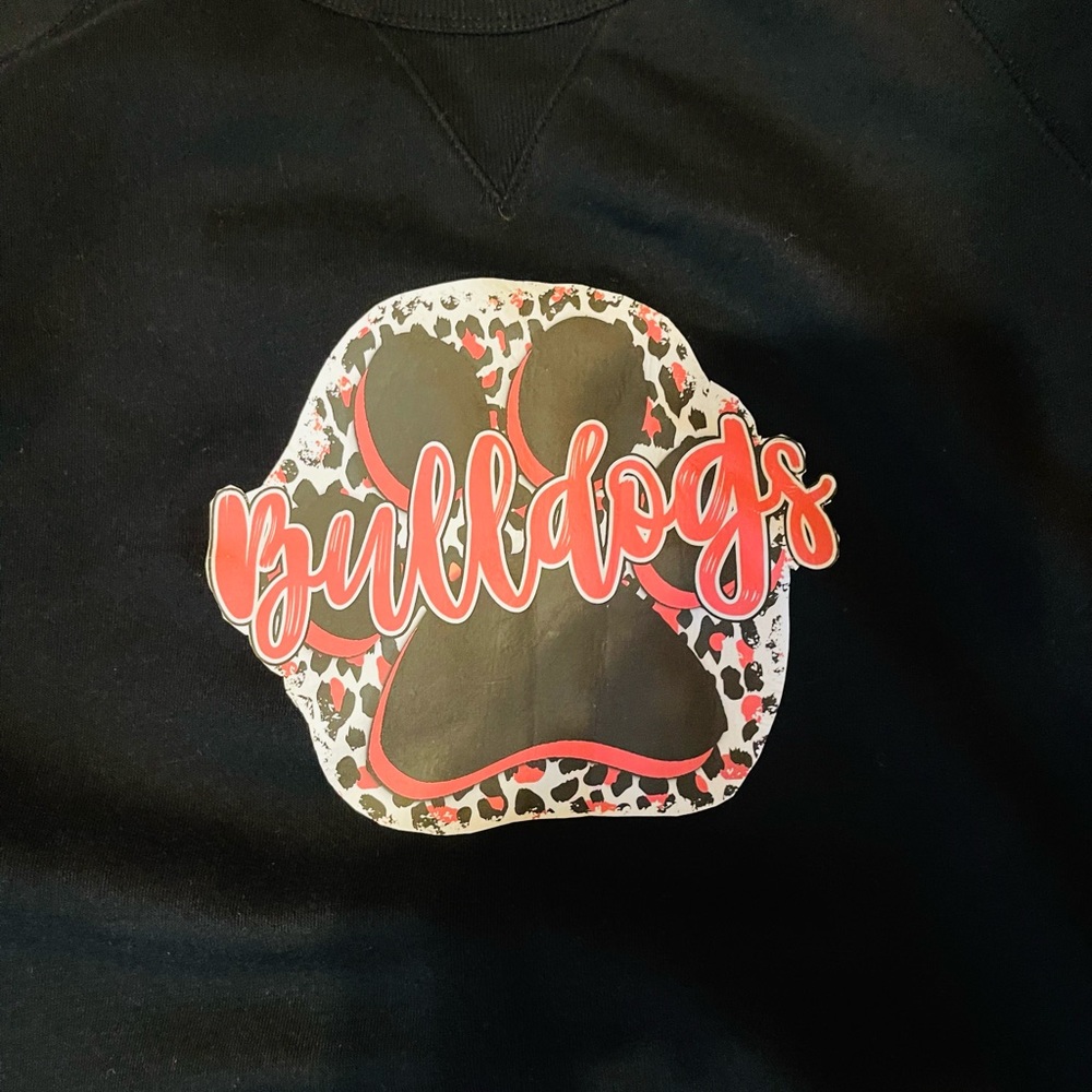 Ga bulldogs crew neck sweatshirt brand new